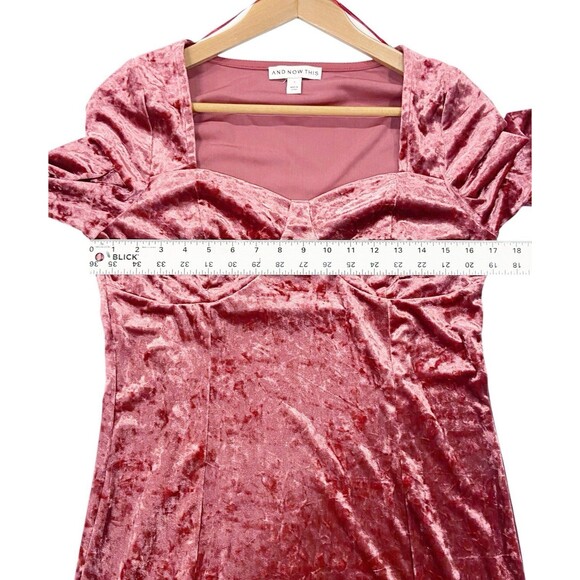 Party/Cocktail Long Sleeve Crushed Velvet Holiday Chic Mini Dress Juniors Large - Picture 11 of 12